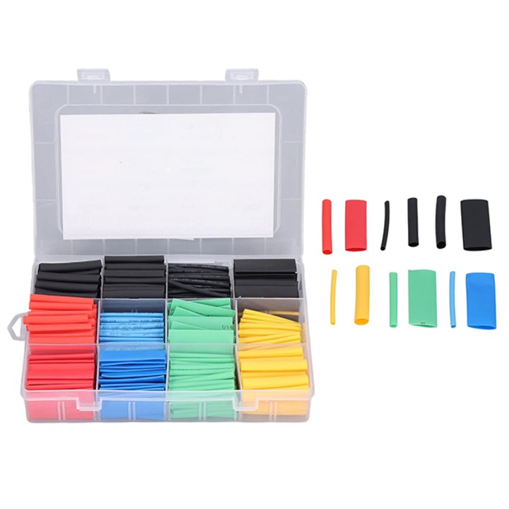 Védőkészlet elektromos szigeteléshez, Tebnaild, 530 db, Multicolor