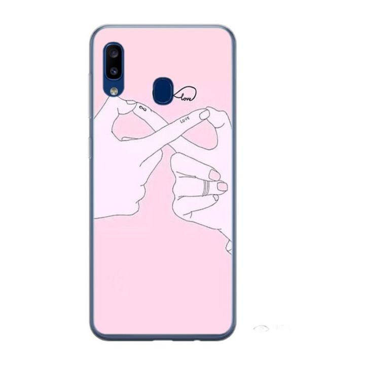 Husa personalizata HQ Print 360 de grad pentru Samsung Galaxy A20, Infinity Togeter, S1D1M0251, Atlas