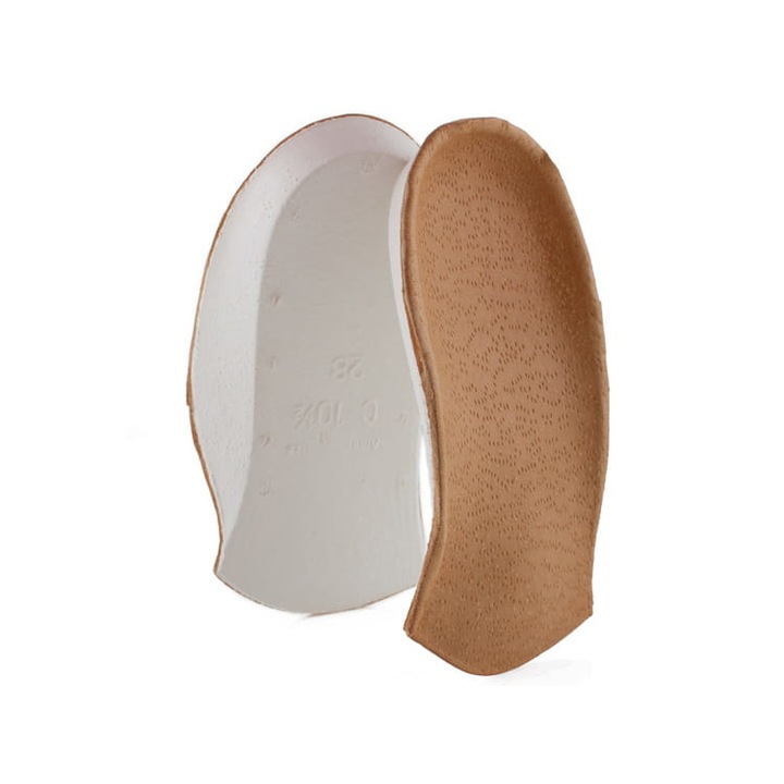 Комплект 2 Стелки за деца, Footservice, Кожа/латекс, 18, Бяло/Бежово
