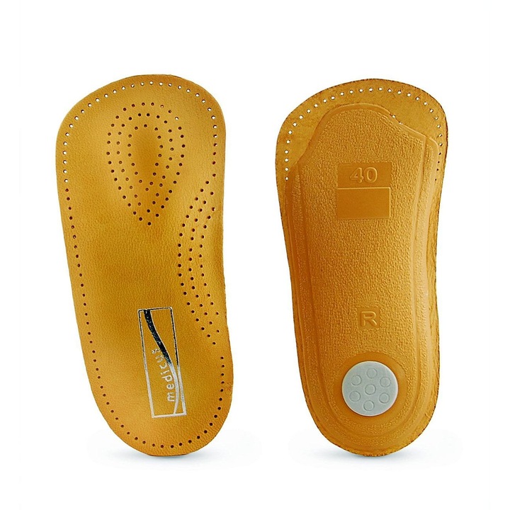 Ортопедични стелки, Footservice, Кожа, Кафяви, 37 EU