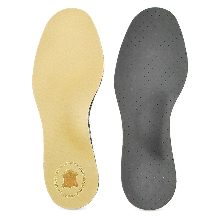 Branturi pentru copii, Footservice, Piele/Latex, pentru corectia picioarelor plate, 20cm, Maro/Gri