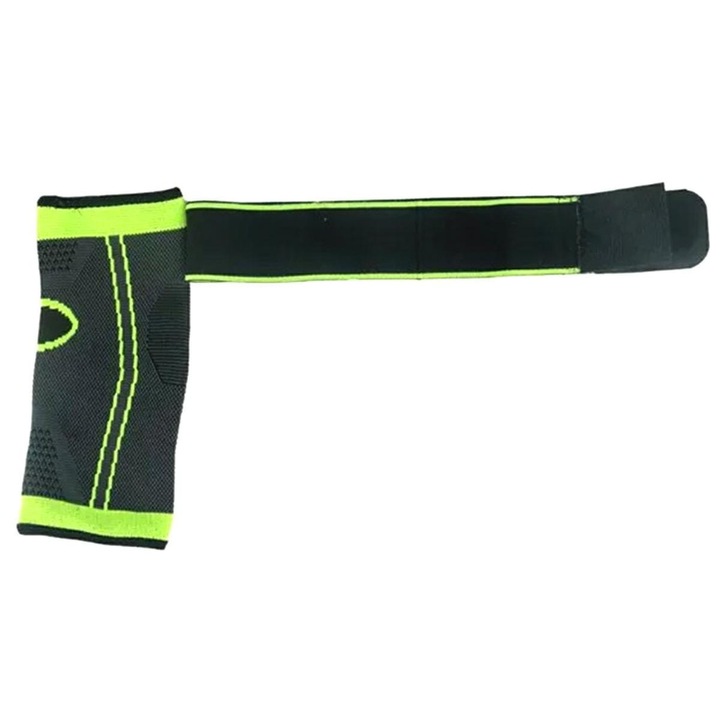 Ортеза за глезен, Footservice, пластмаса, 24 x 10,5 см, зелено/черно