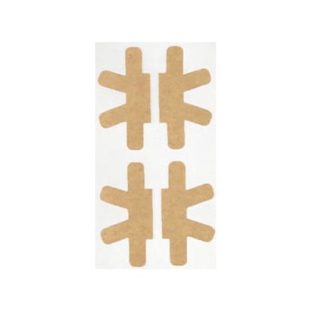 Set 4 plasturi pentru unghiile incarnate, Footservice, Maro - eMAG.ro