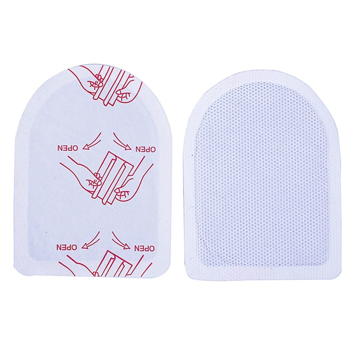Комплект от 2 грейки за ръце/крака, Aptel, Textile, 9x7 см, Бяла