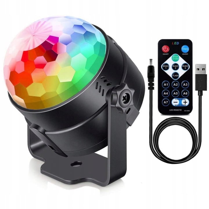 Disco projektor, XYZ, LED, többszínű
