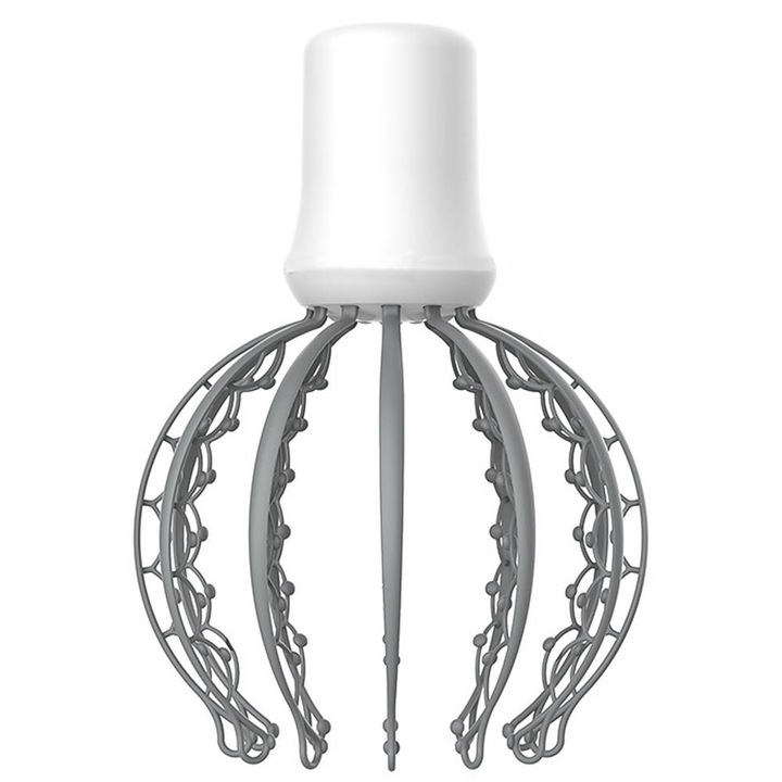 Gheare electrice cu vibratii pentru masaj de cap, XYZ, Argintiu