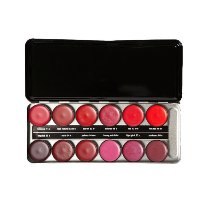 Paleta de ruj Starlet, Beauty Is Life, 12 nuante, mat, 40g