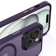 Husa de Protectie, Compatibila Apple iPhone 15 Plus, Doctor Shield Fantom, MagSafe - Violet