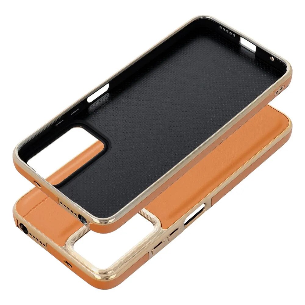 Husa de protectie Soft Touch Premium pentru Xiaomi Redmi Note 12s, tip carcasa, maro