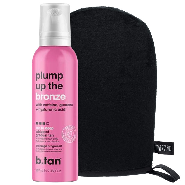 B.tan önbarnító hab, 207ml, koffeinnel és hialuronsavval, normál bőrre, unisex