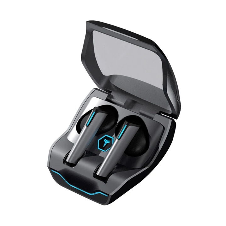 Bluetooth 5.0 геймърски слушалки - Lenovo XG02 - черен
