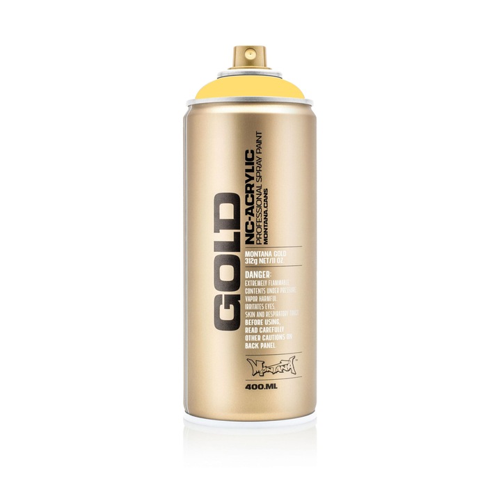 Spray Vopsea, Montana, G1200 Pudding, galben, 400 ml
