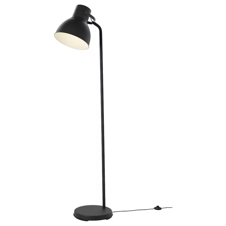 Klasszikus acéllámpa, sötétszürke, 181 cm, 53W, E27