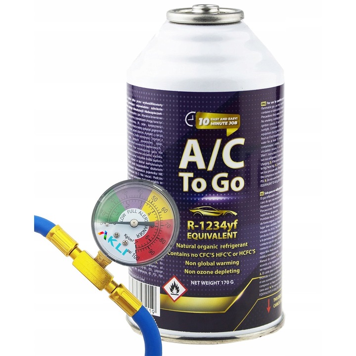 Klíma töltő/utántöltő készlet, AKLI, Model R-1234yf