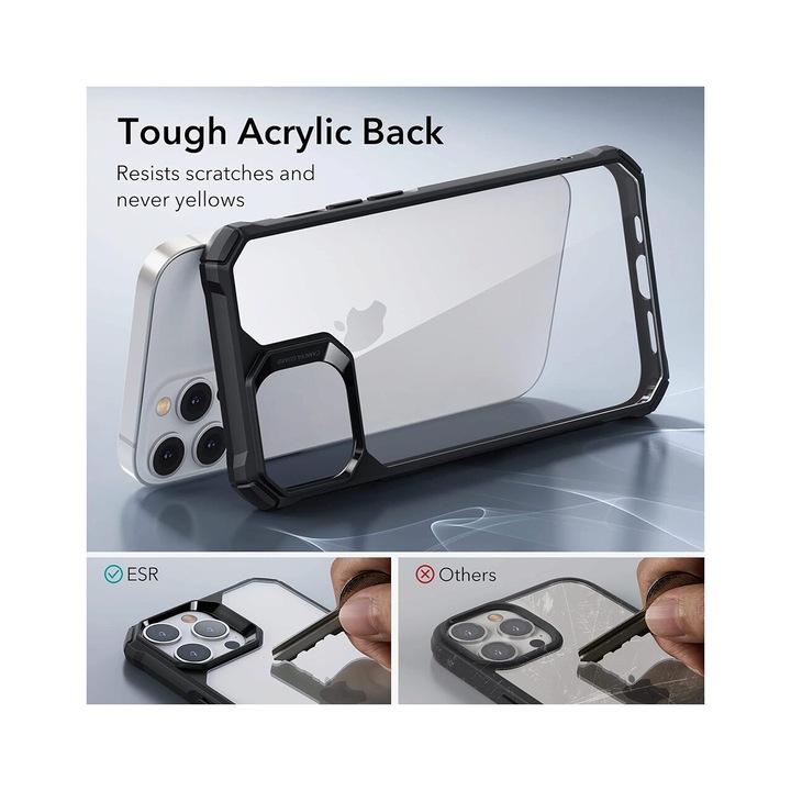Кейс за iPhone 14 Pro Max - ESR Air Armor - Clear Black