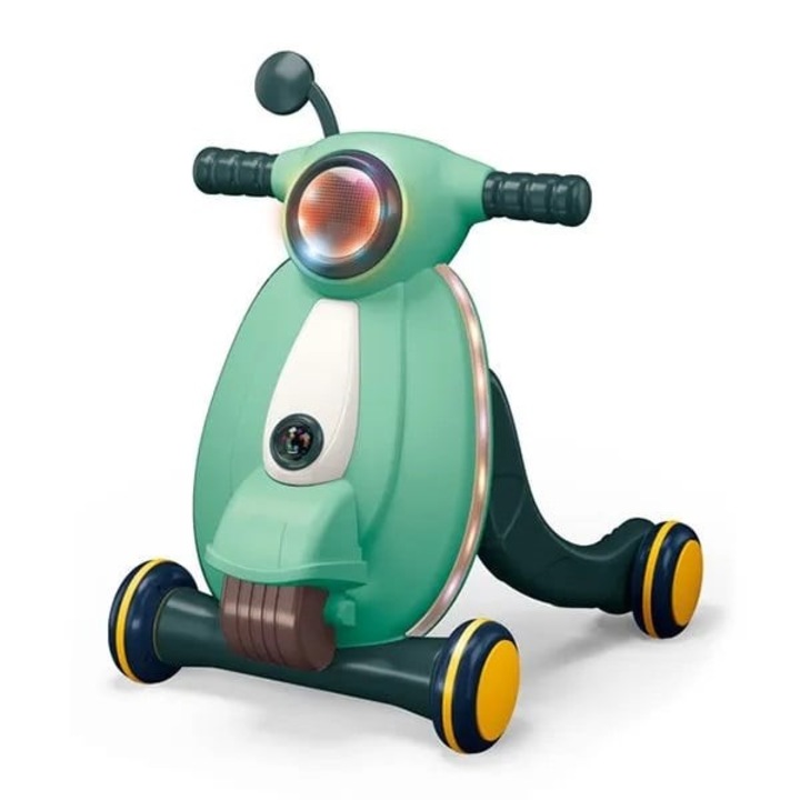 Antepremergator pentru bebelusi Little Story cu lumini si sunete, Verde