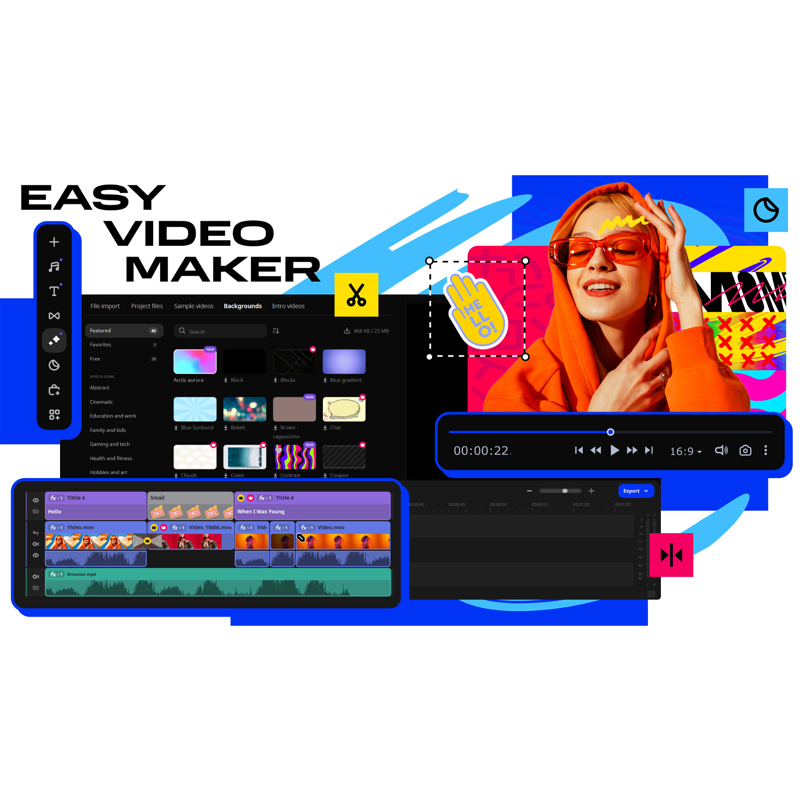 Joc Movavi Video Editor 2024 cod de activare Steam eMAG.ro