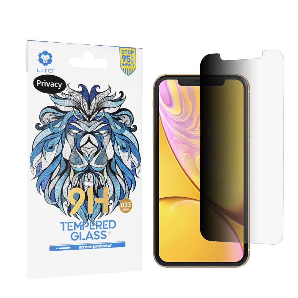 Folie case friendly pentru iPhone XR / 11, Lito 2.5D Classic Glass ...