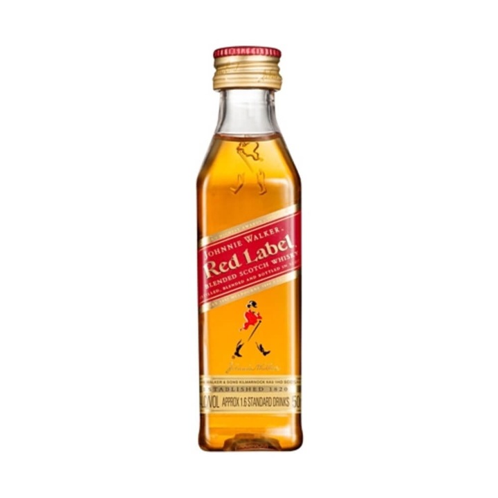 Whisky Johnnie Walker Red Label 0.2L, Alcool 40%