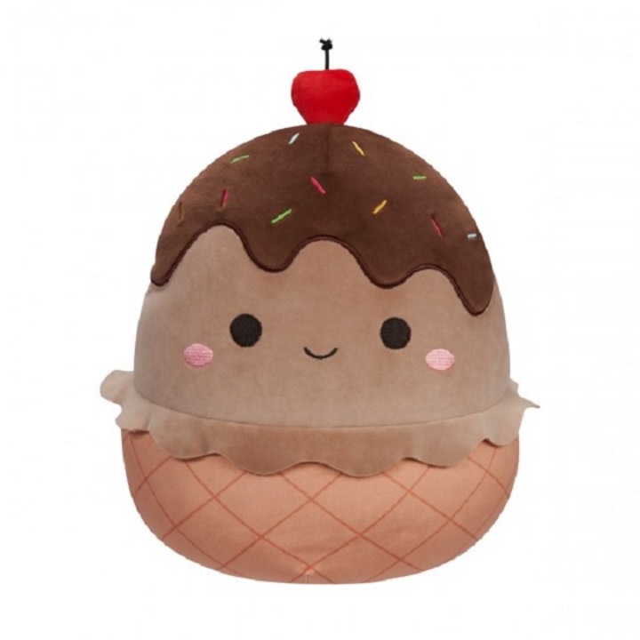 Плюшена играчка 30 см Шоколадов сладолед, Squishmallows