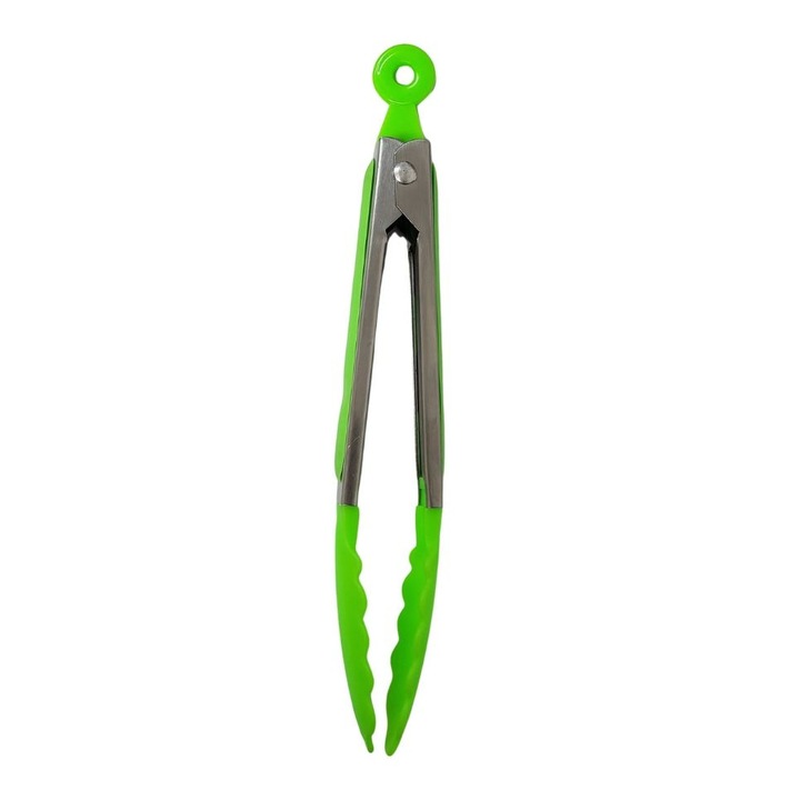Cleste servire metal/silicon, verde, 25cm