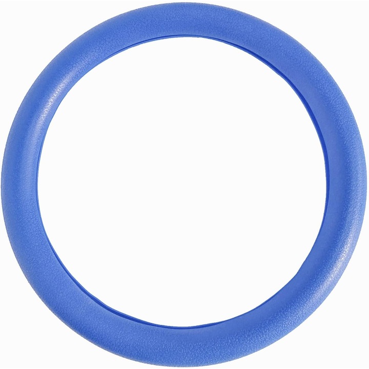Husa Volan Universala din Silicon, Protectie si Confort Sporit, Diametru 33 - 40 cm, Albastru, Luxer