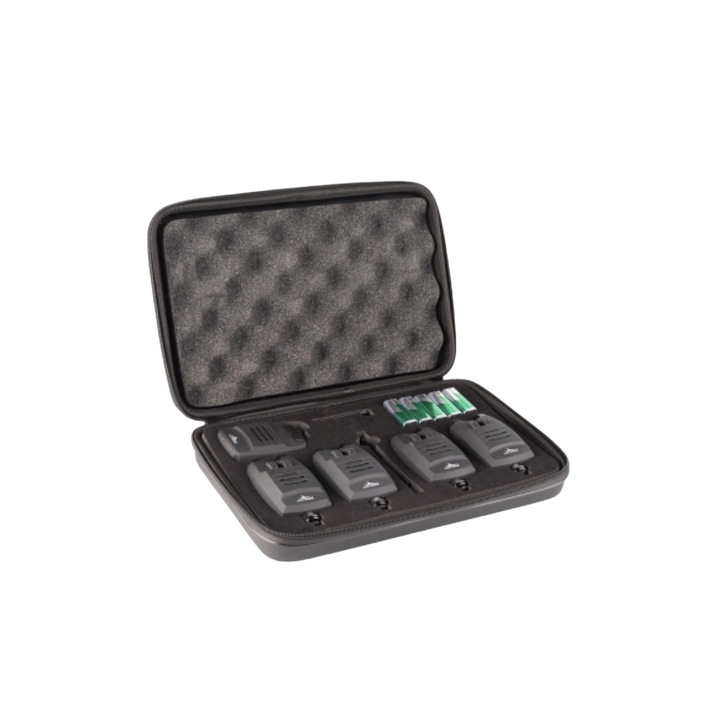 Set 4 Avertizori plus Statie East Shark cu Snag Bar detasabil