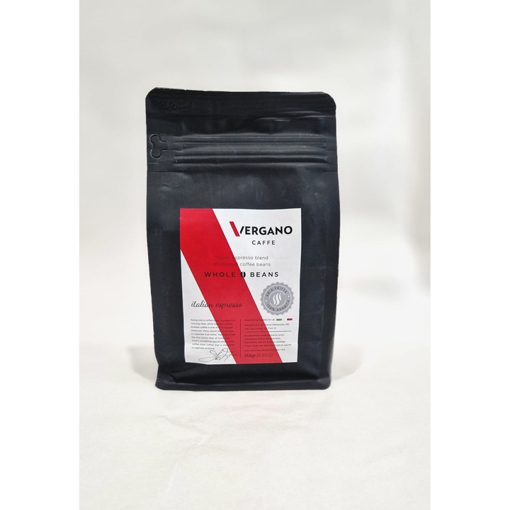 Cafea boabe Vergano Black 250g