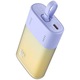 Acumulator extern Baseus Popsicle 5200 mAh, 20W, cablu Lightning incorporat, pentru Apple iPhone, Violet