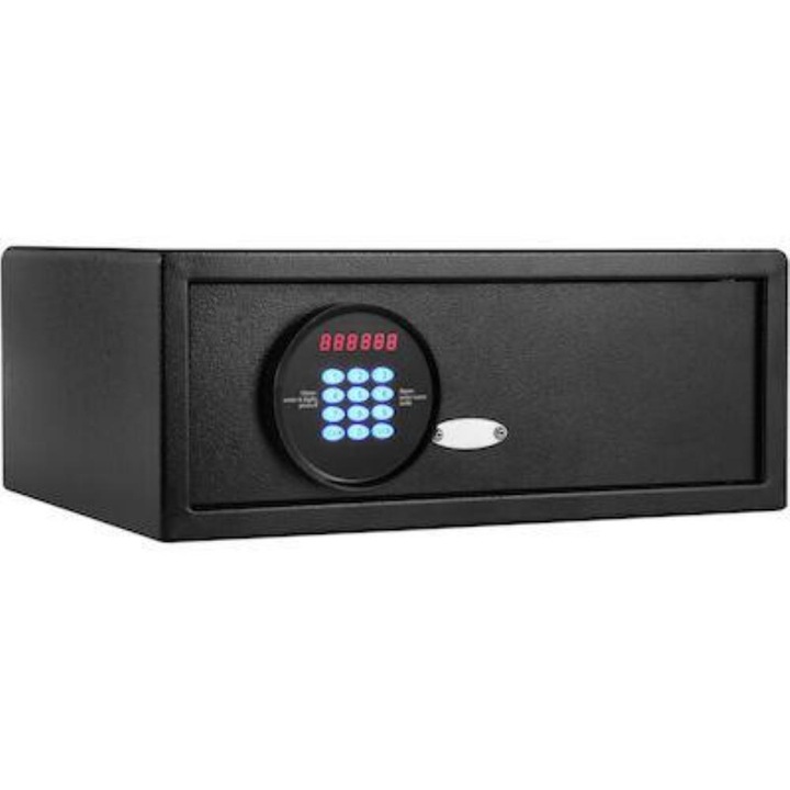 Seif, Olympia, Inchidere digitala, 13.5 kg, Metal, 19.5x50.8x195 cm, Negru