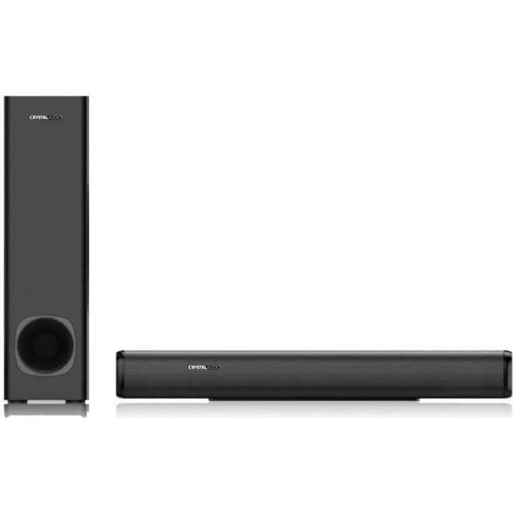 Soundbar, Crystal Audio, model CASB160S, 160W, telecomanda, negru