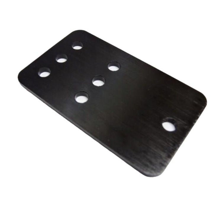 Placa OpenBuilds pentru montarea rotii de rulare, V-Slot, Aluminiu, Negru