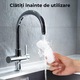 Set 6 Filtre de Rezerva Elindor® pentru Dispenser de Apa Animale de Companie Tip Adapator, Elimina Eficient Impuritatile si Firele de Par, Accesorii Purificare si Filtrare Carbon Activ pentru Fantana pentru Pisici si Caini, Negru/Alb