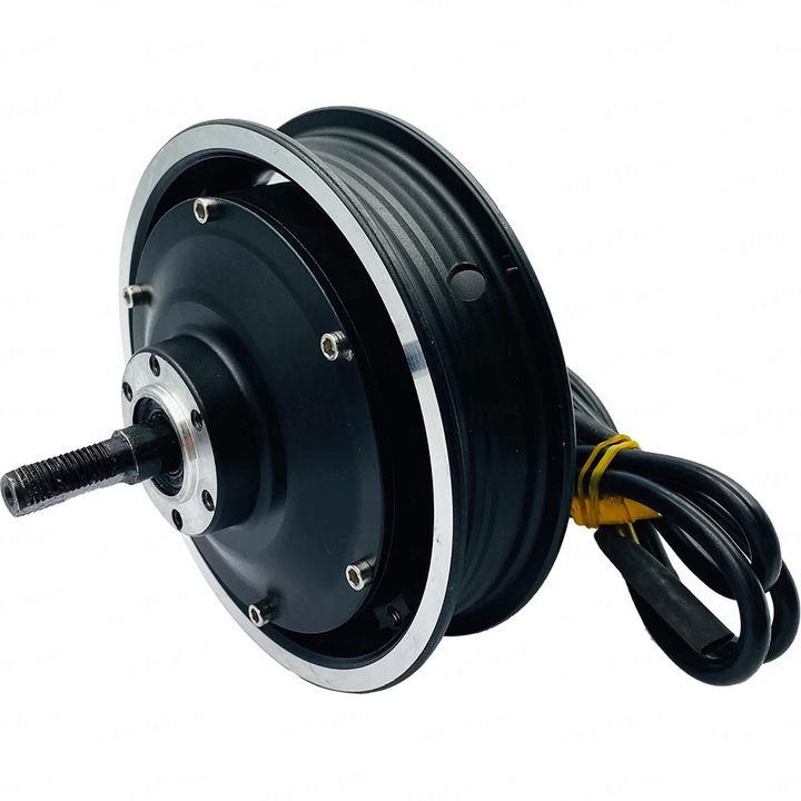 Мотор на задната главина, 60V, 1200W, предна, електрически скейтборд, черен