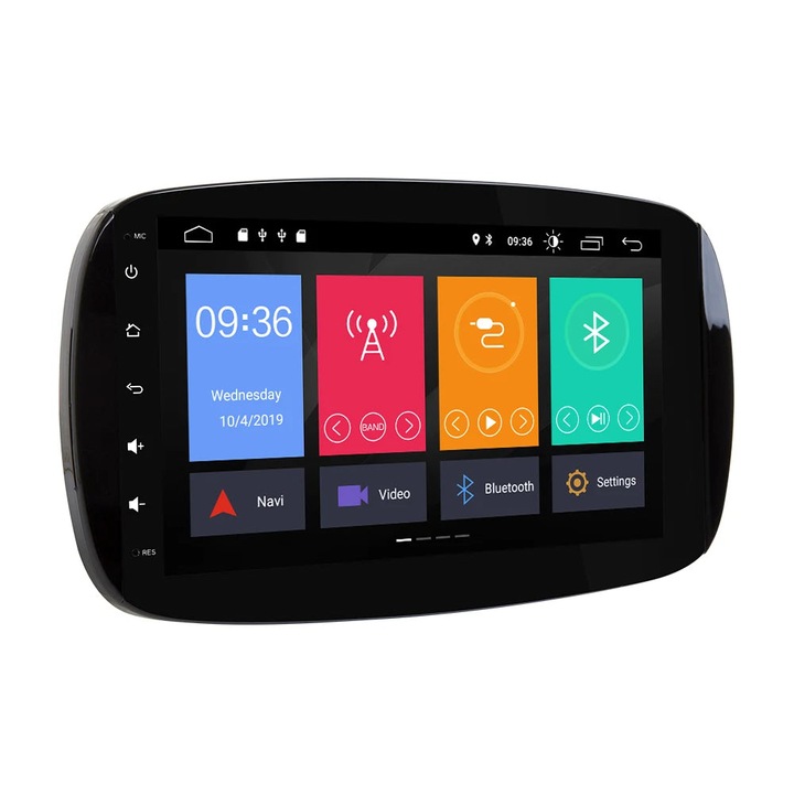 Мултимедиен плейър за кола, 8GB, 128GB, Android 11, CarPlay, WiFi, GPS, черен