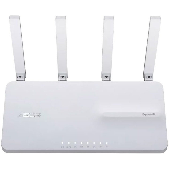 Router & Access Point Business ASUS ExpertWiFi EBR63, AX3000, Dual-Band, Quad-Core 1.7GHz CPU, 256MB/512MB Flash/RAM, Gigabit, OFDMA, Switch & Security Gateway, site-to-sit VPN, Commercial-Grade Network Security & VPN, AiMesh, montare perete/tavan