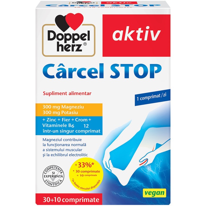 Doppelherz Aktiv Carcel Stop, Pachet 30 + 10 comprimate