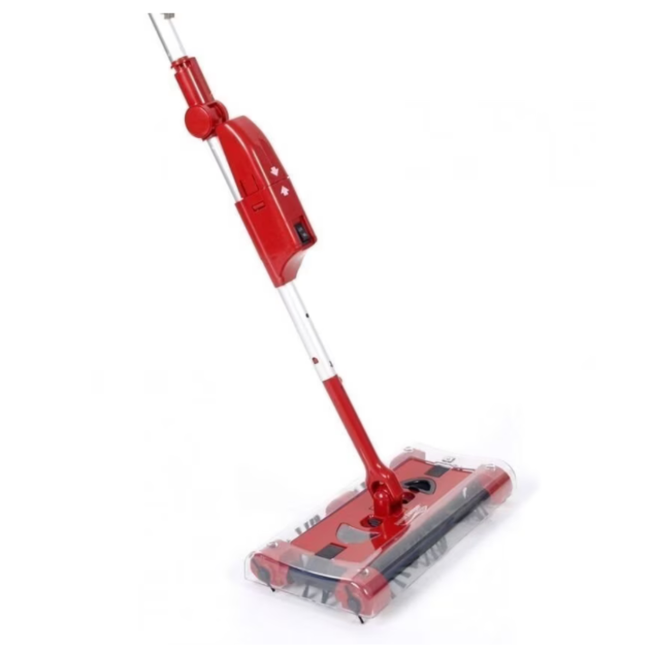 ATT® forgó elektromos felmosófej, 360°-ban forgatható fej, 7,2 V teljesítmény, tartozékokkal, modern dizájn, piros