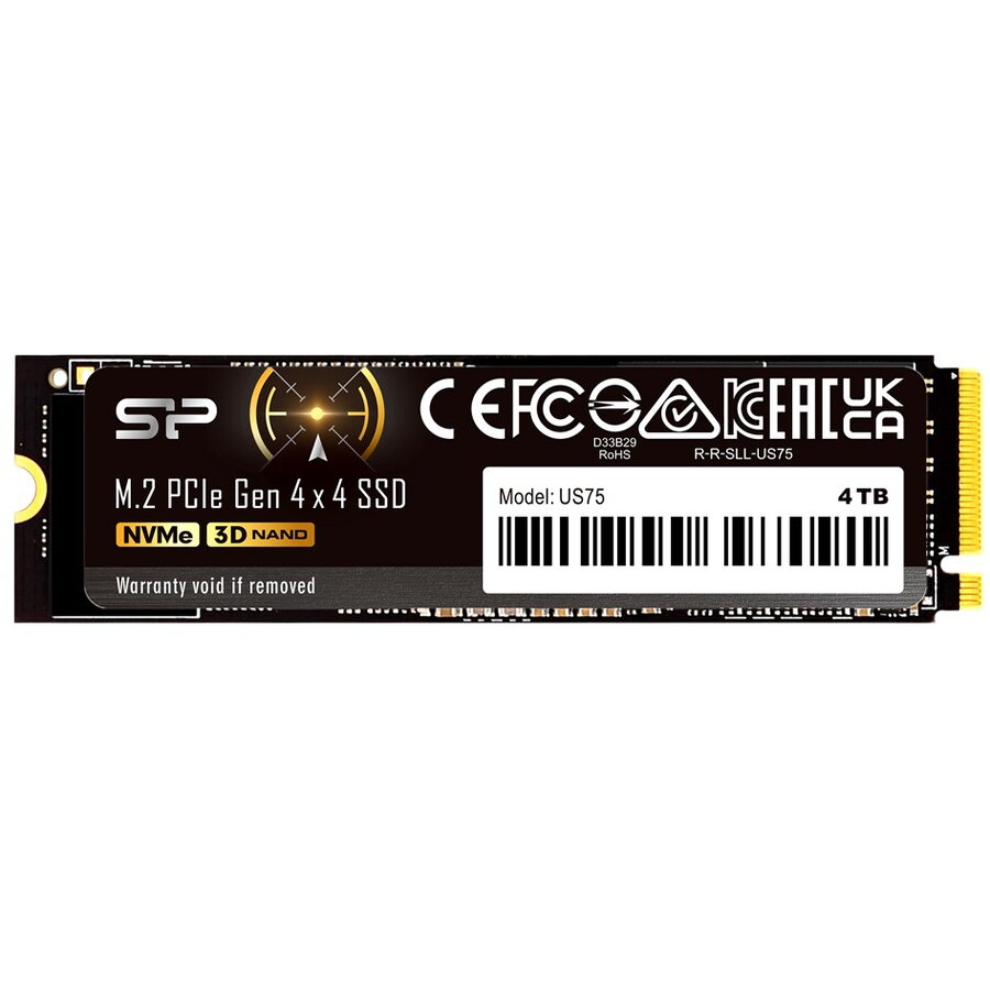 SSD Silicon Power US75 1TB M.2-2280, PCIe, Gen 4x4 NVMe - eMAG.ro SSD Silicon Power US75 1TB M.2-2280, PCIe, Gen 4x4 NVMe - eMAG.ro