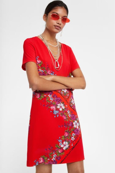 Rochie Desigual 19WWVW86, Rosu, S