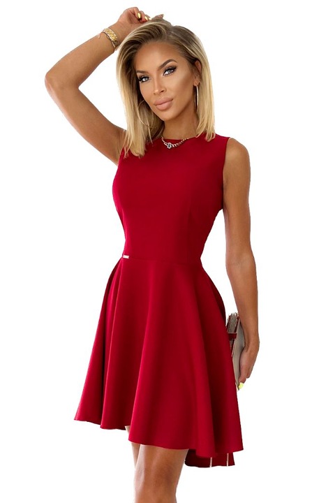 Дамска мини рокля, Numoco, Runaocus, червена,, Червен