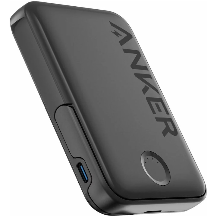 Външна батерия Anker, Wireless 322 MagGo, 5000 mAh, 7.5W, За серия iPhone 12/13/14
