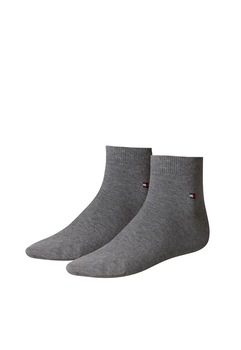 Tommy Hilfiger, Set de sosete gri melange - 2 perechi 342025001-758 Tommy Hilfiger, Set de sosete gri melange - 2 perechi 342025001-758