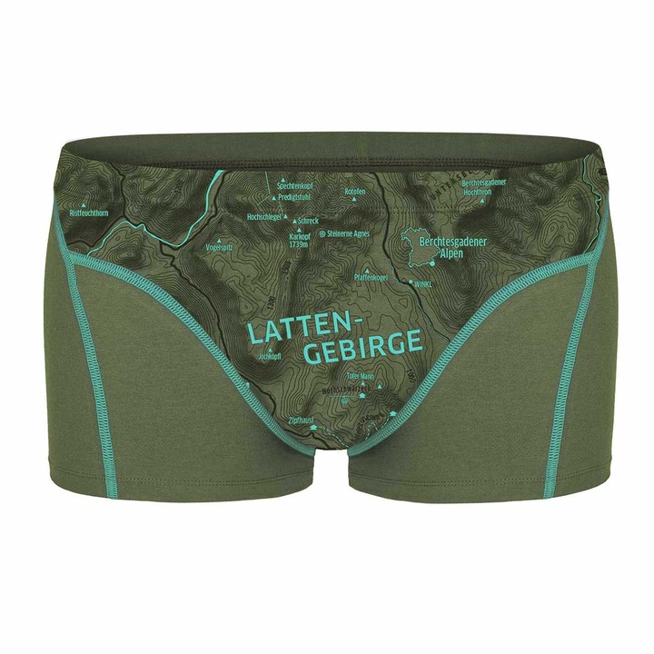 EIN SCHÖNER FLECK ERDE, Boxeri din amestec de bumbac organic, Kaki, XL