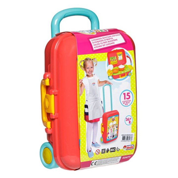 Set de Joaca pentru copii "Valiza cu Alimente" - 15 piese