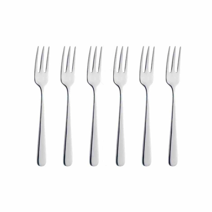 Set furculite pentru tort, Mepra, Argintiu