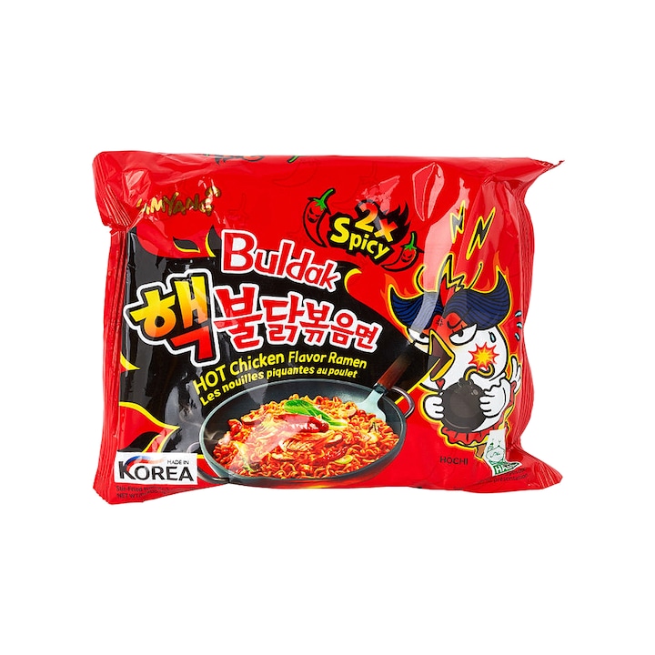 Пикантна супа Ramen Buldak Samyang 2XSpicy 140гр