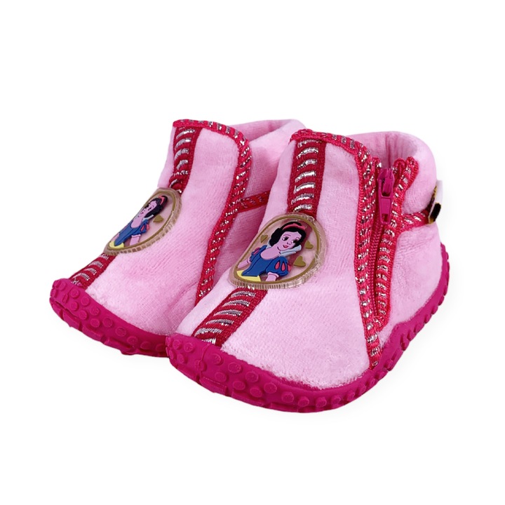 Gyerekházi papucs, Textil, Rózsaszín, Rózsaszín