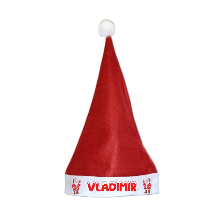 Caciula Mos Craciun Personalizata, Vladimir