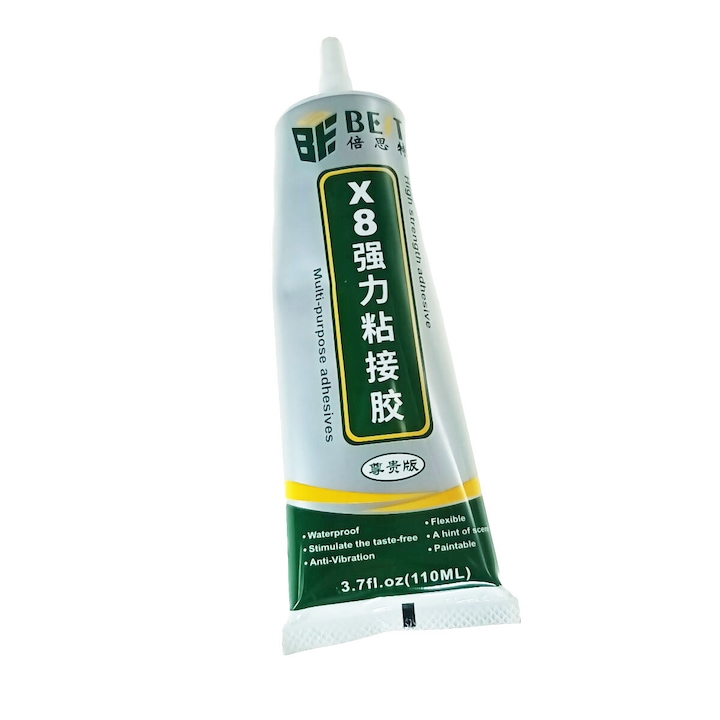 Adeziv elastic transparent universal, BST-X8, tub 110 ml 105 g